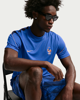 Мужские шорты FFF Strike Nike Soccer Dri-FIT Short-Sleeve Top