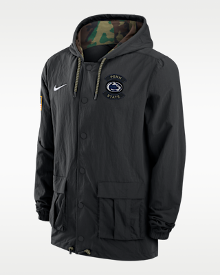 Мужская куртка Penn State Nike Full-Snap Hooded Military
