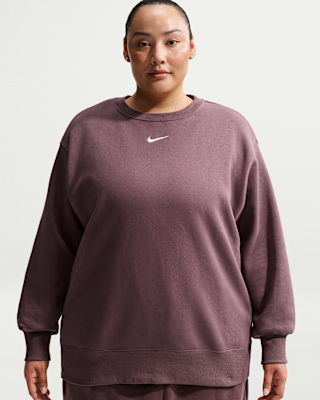 Женский свитшот Nike Sportswear Phoenix Fleece Oversized Crew-Neck (Plus Size)