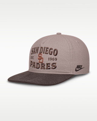 Мужские  San Diego Padres Cooperstown Pro Nike MLB A-Frame Adjustable Hat