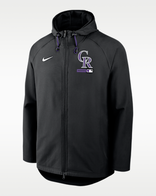 Мужская куртка Colorado Rockies Authentic Collection Nike Therma-FIT MLB Full-Zip Hooded