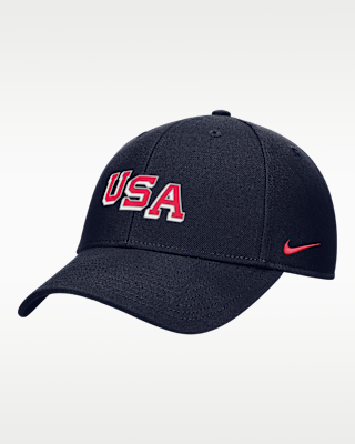 Женская кепка Nike USA Olympic Team 2026 "Gold Medal" Rise Solid Adjustable Trucker Cap