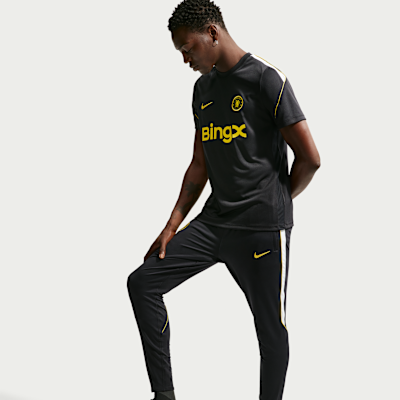 Nike Chelsea FC Strike Nike Dri-FIT Örgü Erkek Futbol Eşofman Altı görsel 4