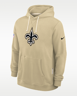 Мужское худи New Orleans Saints Alt Offensive Set Play Sideline Nike Dri-FIT NFL Pullover Hoodie