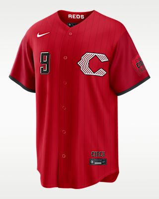 Мужские джерси Matt McLain Cincinnati Reds City Connect Nike MLB Stadium Jersey