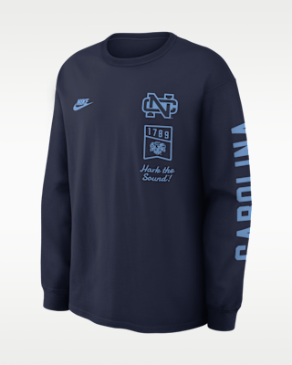 Мужская футболка North Carolina Legacy Nike College Long-Sleeve
