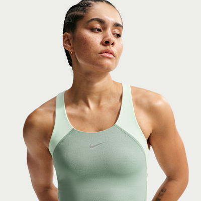 Nike Tempo Orta Destekli Crop Spor Sütyenli Kadın Atleti