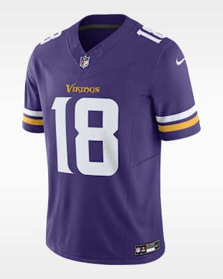 Мужские джерси Justin Jefferson Minnesota Vikings Nike Dri-FIT NFL Limited Football Jersey для футбола
