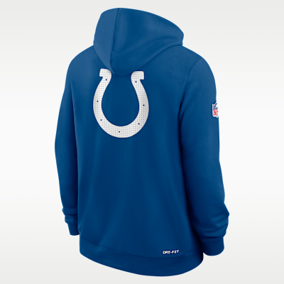 Indianapolis Colts Utility Player Sideline Men's Nike Dri-FIT NFL Full-Zip Hoodie