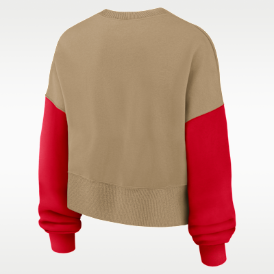 San Francisco 49ers Rewind Women's Nike NFL Pullover Crew