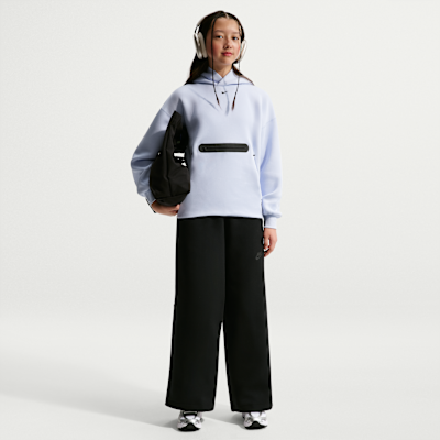 Детские брюки Nike Tech Fleece Big Kids' (Girls') Wide-Leg Pants