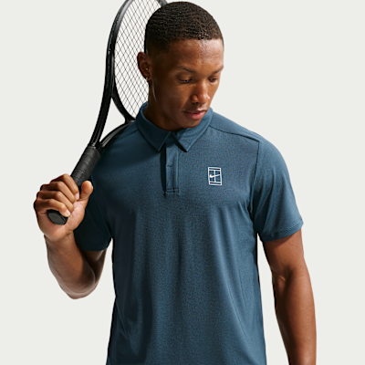 NikeCourt Advantage Dri-FIT Erkek Tenis Polo Üstü görsel 3