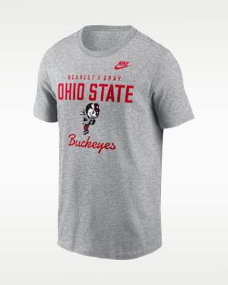 Мужская футболка Ohio State Legacy Stacked Est Nike College