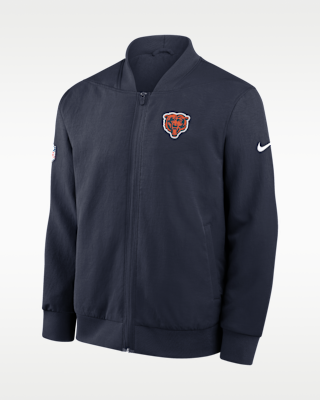 Мужская куртка Chicago Bears Rivalries Collection Sideline Nike NFL Full-Zip Bomber