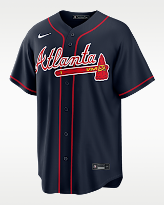 Мужские джерси Ronald Acuña Jr. Atlanta Braves Nike MLB Replica Jersey