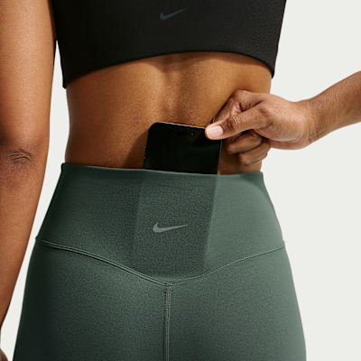 Nike Zenvy Önden Dikişsiz Yüksek Belli Bol Paçalı Kadın Taytı görsel 6