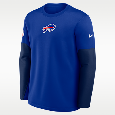 Buffalo Bills Scripted To Win Sideline Coach Men's Nike Therma-FIT NFL Long-Sleeve T-Shirt