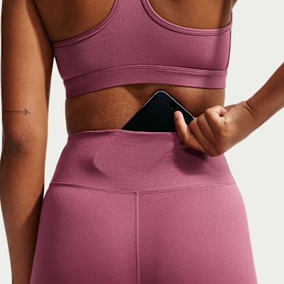 Nike One Yüksek Belli 13 cm Kadın Bisiklet Şortu görsel 6