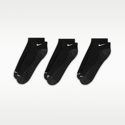 Nike Everyday Max Cushioned Training No-Show Socks (3 Pairs)