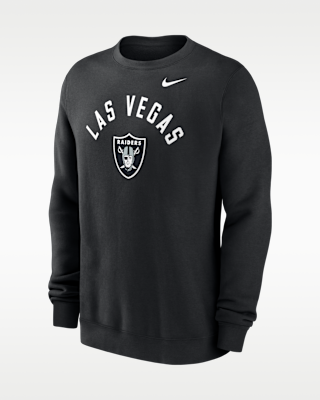 Мужские Las Vegas Raiders Club Nike NFL Pullover Crew
