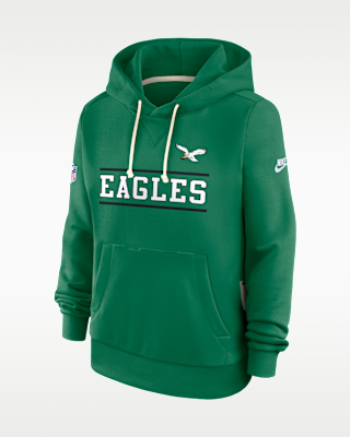 Женское худи Philadelphia Eagles Sideline Standard Issue Alt Nike Dri-FIT NFL Pullover Hoodie