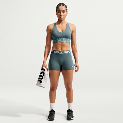 Nike Pro Sculpt Orta Destekli Pedli Kadın Spor Sütyeni görsel 4