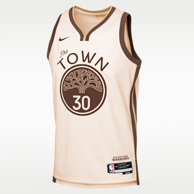 Jersey Nike de la NBA Swingman para niños talla grande Stephen Curry Golden State Warriors City Edition