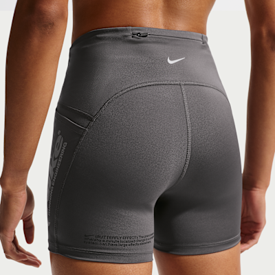 Nike Swift Yüksek Belli 10 cm Sıkı Kesimli Kadın Koşu Şortu görsel 3
