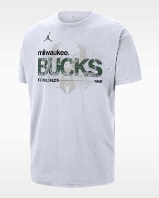 Мужская футболка Milwaukee Bucks Courtside Jordan '85 NBA Statement