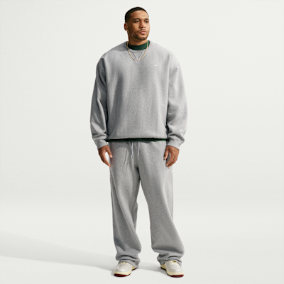 Nike Solo Swoosh Fleece Açık Paçalı Erkek Eşofman Altı görsel 7