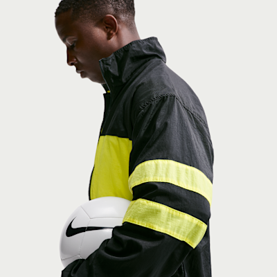 Nike i96 Repel Dokuma Erkek Futbol Antrenman Ceketi görsel 3