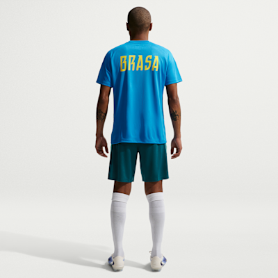 Nike Brezilya Strike Nike Dri-FIT Örgü Erkek Futbol Şortu görsel 5