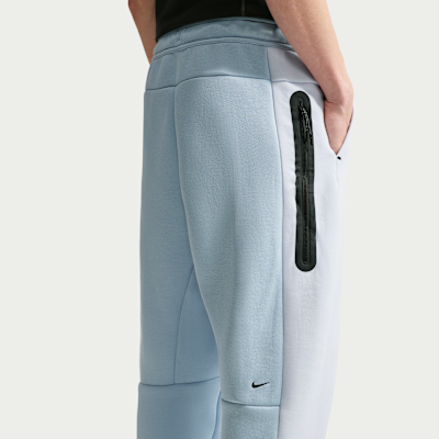 Nike Tech Renk Bloklu Açık Paçalı Fleece Erkek Eşofman Altı görsel 3