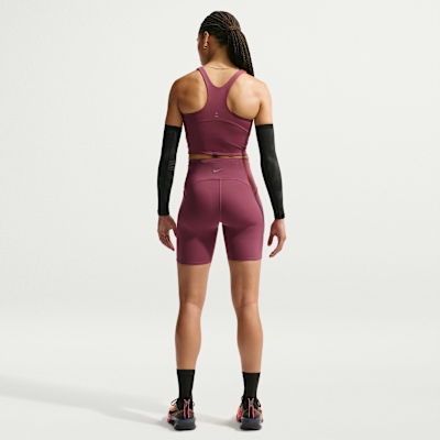 Nike Swift Dri-FIT Yüksek Belli 18 cm Kadın Koşu Şortu görsel 5