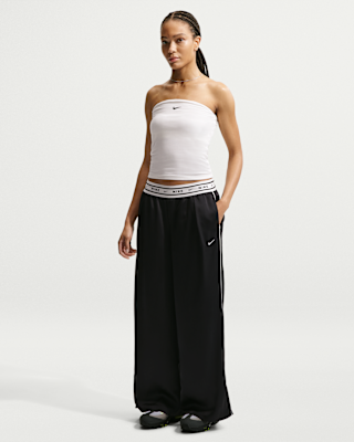 Женские  Nike Sportswear Loose Mid-Rise Satin Pants