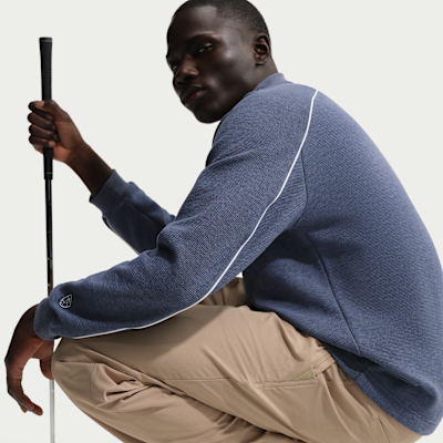 Nike Par Therma-FIT Yarım Fermuarlı Erkek Golf Üstü görsel 3