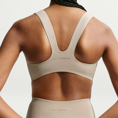 NikeSKIMS Studio Stretch Kare Yaka Kadın Sütyeni görsel 2