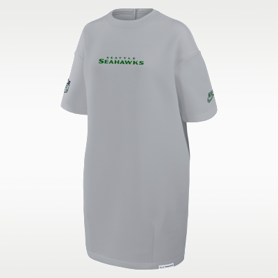 Vestido de la NFL Nike para mujer Seattle Seahawks Rivalries Collection Oversized Tech Fleece