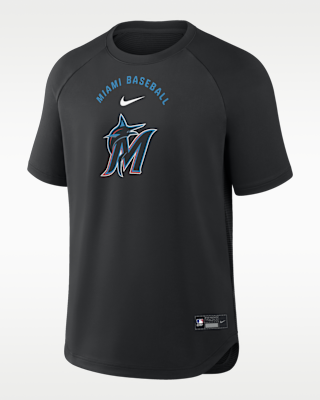 Мужские  Miami Marlins Authentic Collection Batting Practice Pregame Nike Dri-FIT MLB Top