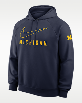 Мужское худи Michigan Premium Performance Nike Dri-FIT College Pullover Hoodie