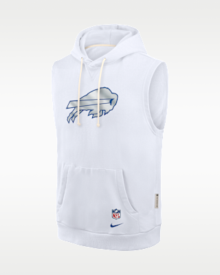 Мужское худи Buffalo Bills Rivalries Collection Sideline Nike Dri-FIT NFL Sleeveless Pullover Hoodie