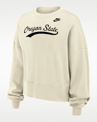 Женский свитшот Oregon State Nike College Phoenix Fleece Crew-Neck
