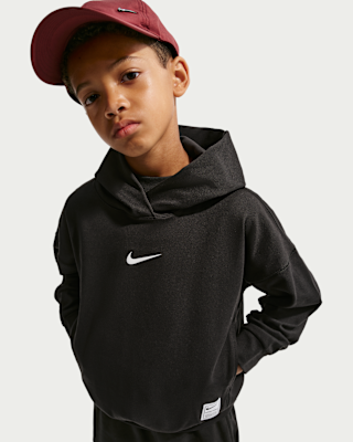 Детское худи Nike Pro Big Kids' (Boys') Dri-FIT Fleece Pullover Hoodie