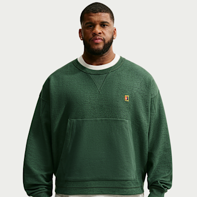 Nike Club Rules Fransız Havlu Kumaşı Crew Yakalı Erkek Sweatshirt'ü görsel 7