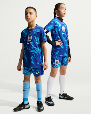 Детские шорты England 2026/27 Stadium Goalkeeper Big Kids' Nike Dri-FIT Soccer Replica Shorts