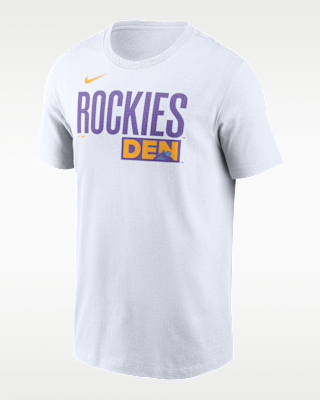 Мужская футболка Colorado Rockies City Connect Wordmark Nike MLB