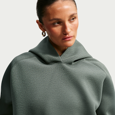 Nike Pregame Fleece Oversize Kadın Kapüşonlu Sweatshirt'ü görsel 3