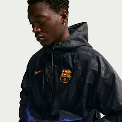 Nike FC Barcelona Üçüncü Nike Anthem Erkek Futbol Ceketi görsel 3