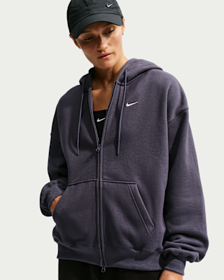 Женское худи Nike Studio Fleece Medium Weight Oversized Full-Zip Hoodie