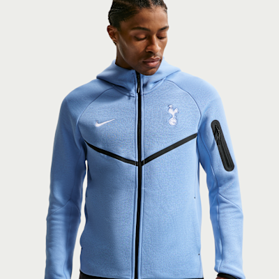 Nike Piłkarska bluza z kapturem i zamkiem na całej długości Tottenham Hotspur Tech Fleece Windrunner